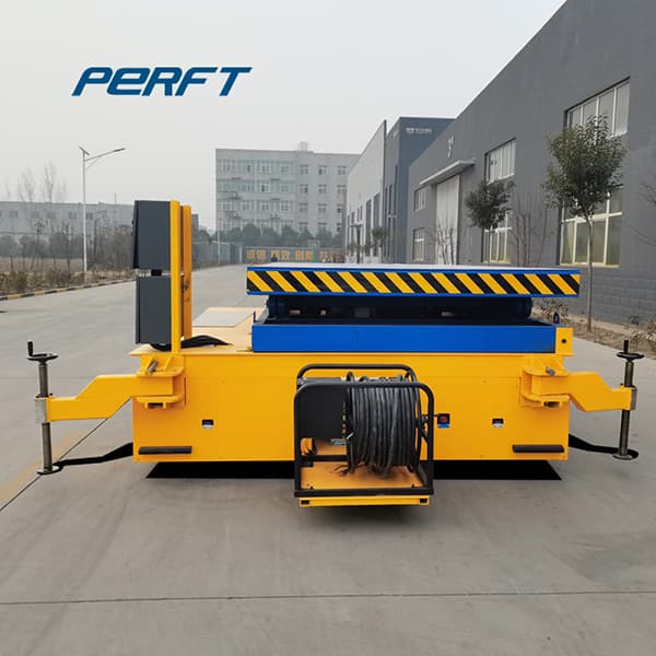 motorized transfer cart for foundry environment 1-300 t